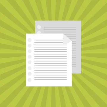 Document icon design イラスト素材