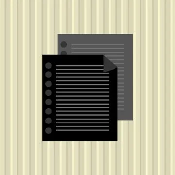 Document icon design イラスト素材