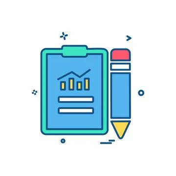 Document icon design vector 库存插图