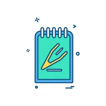 Document icon design vector 库存插图