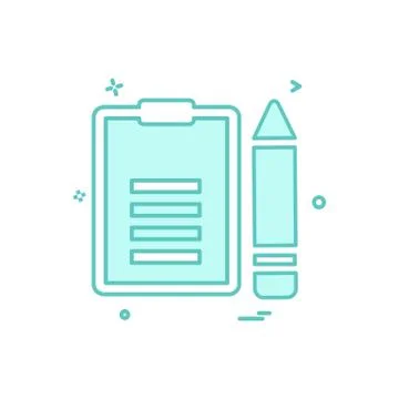 Document icon design vector 库存插图