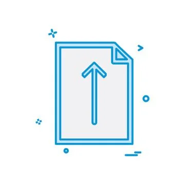 Document icon design vector Stockillustratie