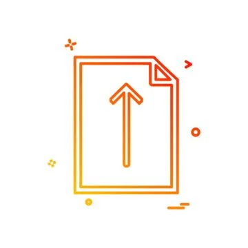 Document icon design vector Ilustración de archivo