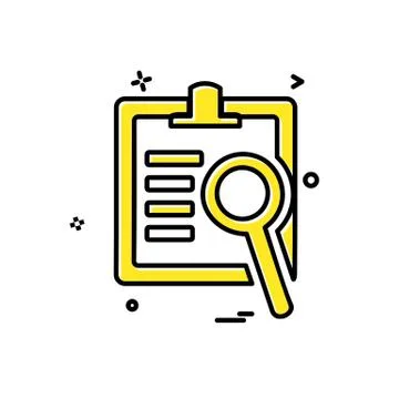 Document icon design vector Ilustración de archivo