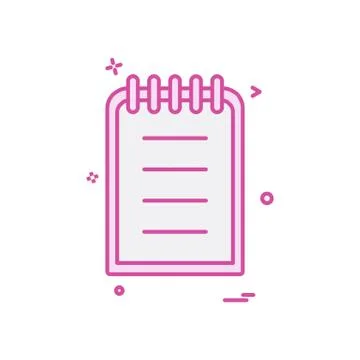 Document icon design vector Ilustración de archivo