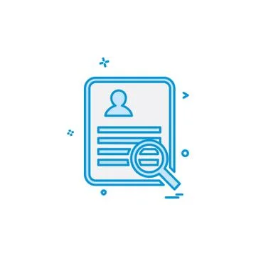 Document icon design vector Ilustración de archivo