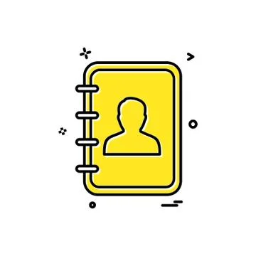 Document icon design vector Ilustración de archivo
