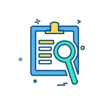 Document icon design vector Ilustración de archivo