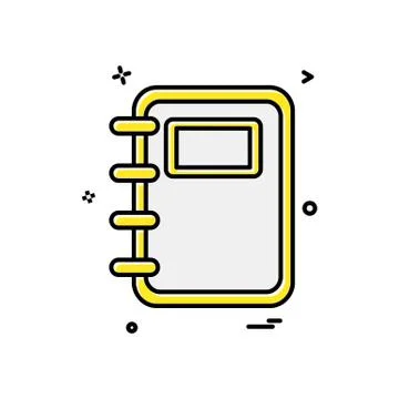 Document icon design vector 库存插图