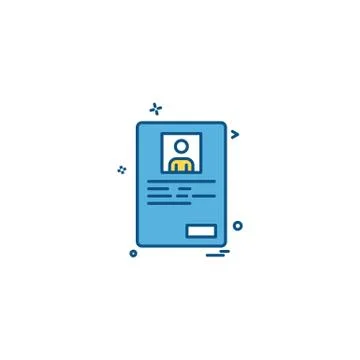 Document icon design vector 库存插图