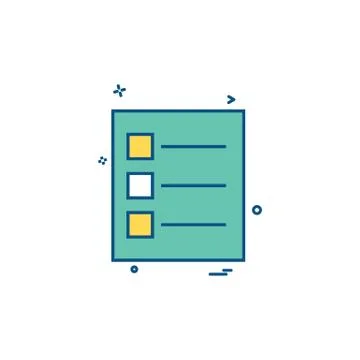 Document icon design vector Ilustración de archivo