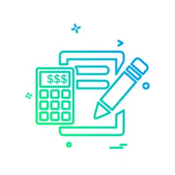 Document icon design vector Ilustración de archivo