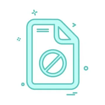 Document icon design vector Ilustración de archivo