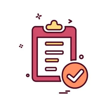 Document icon design vector Ilustración de archivo