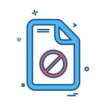 Document icon design vector Ilustración de archivo