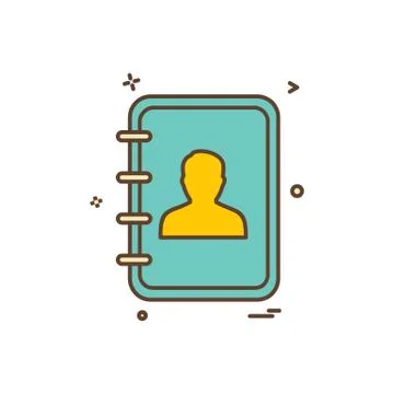 Document icon design vector Ilustración de archivo