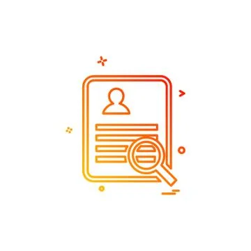 Document icon design vector Ilustración de archivo