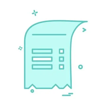 Document icon design vector Ilustración de archivo