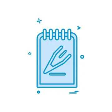 Document icon design vector 库存插图