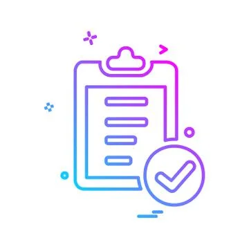 Document icon design vector Ilustración de archivo
