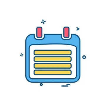 Document icon design vector 库存插图
