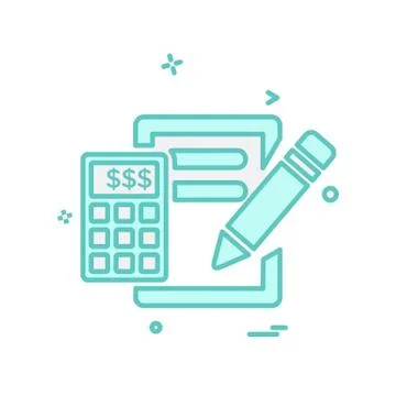 Document icon design vector Ilustración de archivo