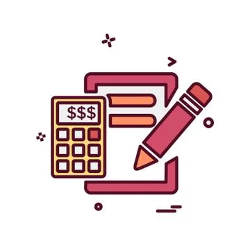 Document icon design vector Ilustración de archivo