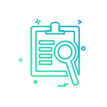Document icon design vector Ilustración de archivo