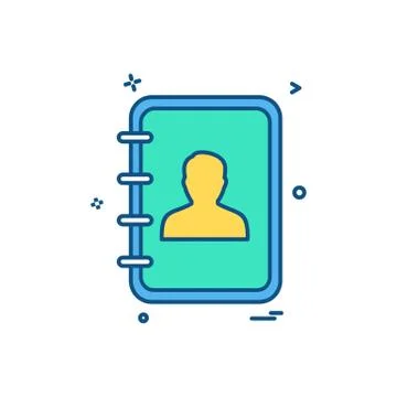Document icon design vector Ilustración de archivo