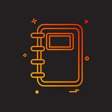 Document icon design vector Ilustración de archivo