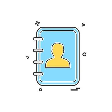 Document icon design vector Ilustración de archivo