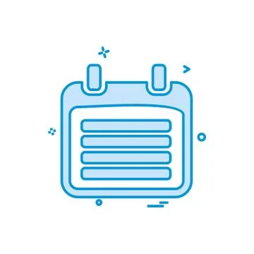 Document icon design vector 库存插图