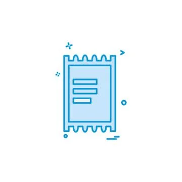 Document icon design vector Ilustración de archivo