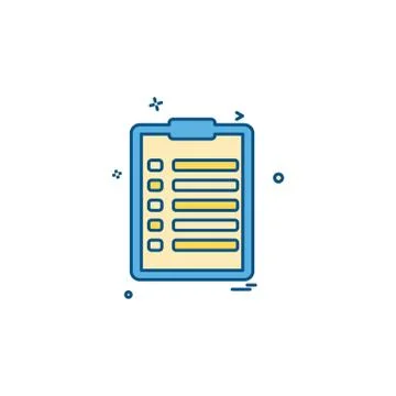 Document icon design vector Ilustración de archivo