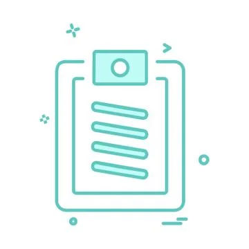 Document icon design vector Ilustración de archivo