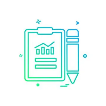 Document icon design vector 库存插图