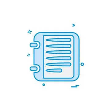 Document icon design vector イラスト素材