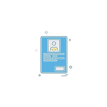 Document icon design vector Ilustración de archivo