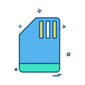 Document icon design vector Ilustración de archivo
