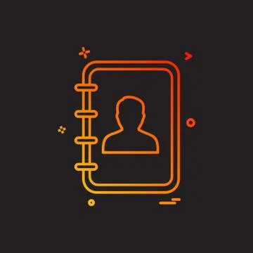 Document icon design vector 库存插图