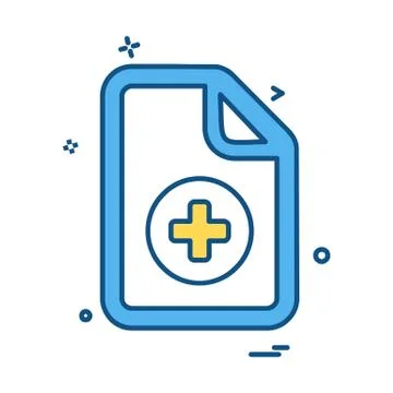 Document icon design vector Ilustración de archivo