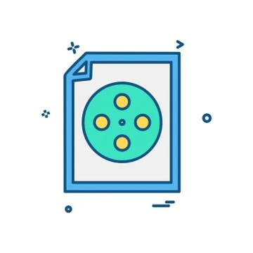 Document icon design vector Ilustración de archivo