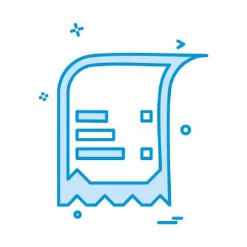 Document icon design vector 库存插图