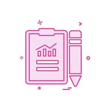 Document icon design vector 库存插图