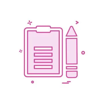 Document icon design vector Ilustración de archivo