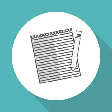 Document icon design, vector illustration Stockillustratie