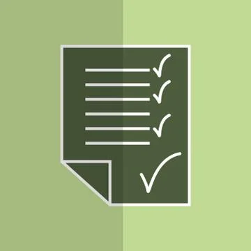 Document icon design, vector illustration Stock Illustration