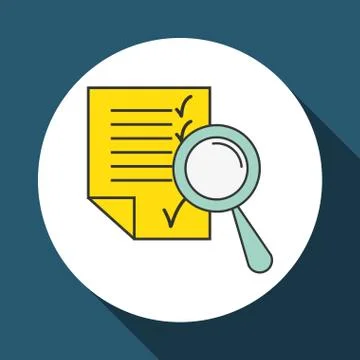 Document icon design, vector illustration 스톡 일러스트