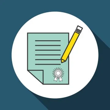 Document icon design, vector illustration Stockillustratie