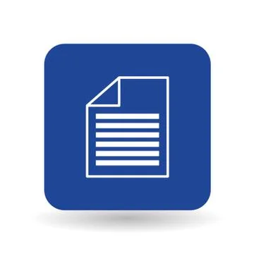 Document icon design, vector illustration Stockillustratie